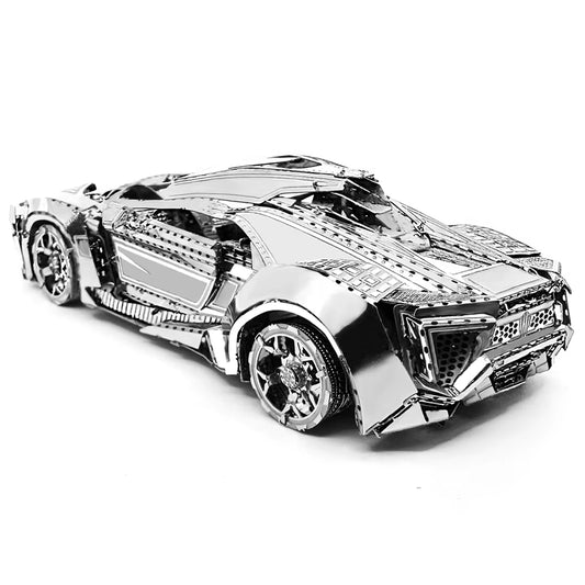 Sports Car Assemble Your Own 3D Metal Puzzle - DIY High Difficulty Hand-Assembled Model!