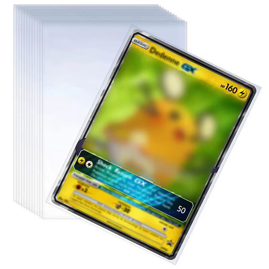 100-1000Pcs Card Sleeves Transparent Playing Cover Clear Protector Cards Holder for Board Game ID Trading Folder Photo Pouch