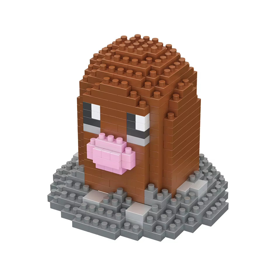 34 New Style Pokémon Mini Building Blocks Cartoon Pikachu Animal Model Educational Game Graphic Pokémon Toy