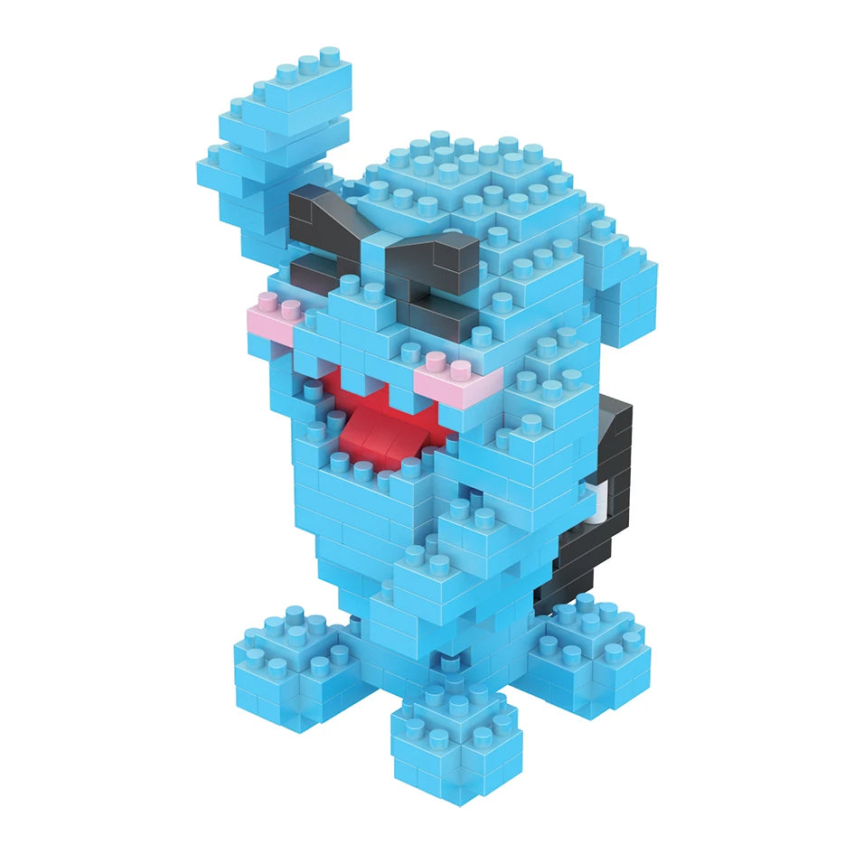 34 New Style Pokémon Mini Building Blocks Cartoon Pikachu Animal Model Educational Game Graphic Pokémon Toy