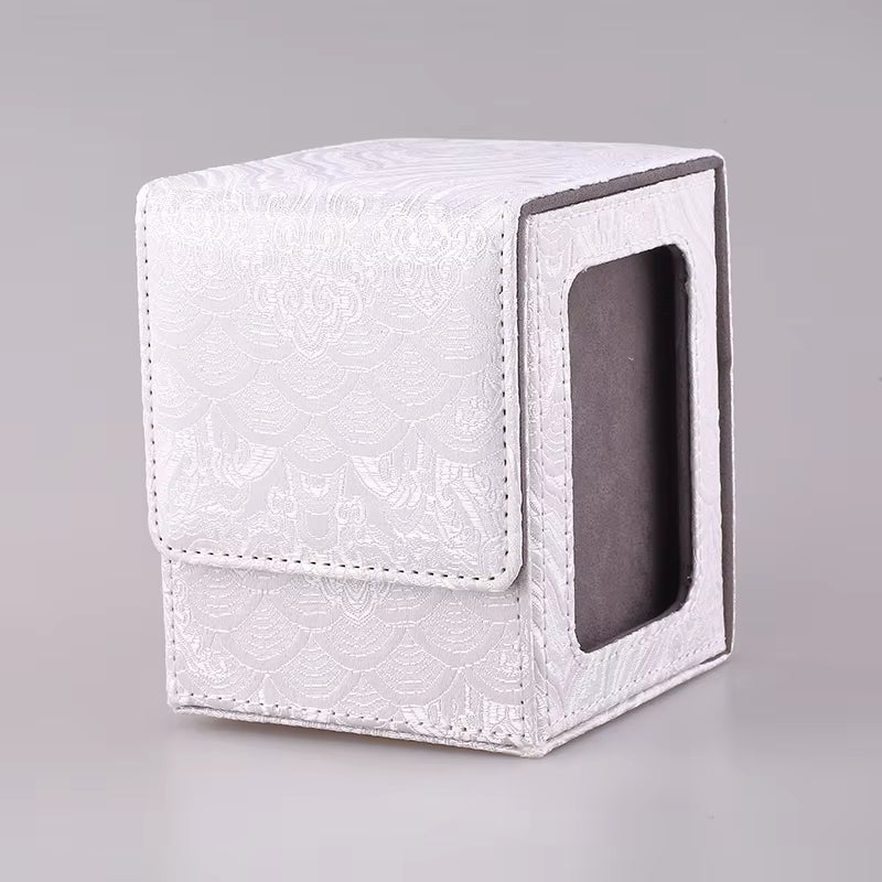 120+ Trading Card Deck Box with Display Window MTG PTCG TCG Board Games Collectible Card Cases YGO Magnetic Organiser Case Gift