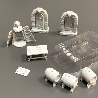 Pathfinder Board Game Dungeons Miniatures Male Elf Human Fighter Dwarf Barbarian Rust Monster Half Orc Role Playing Figures