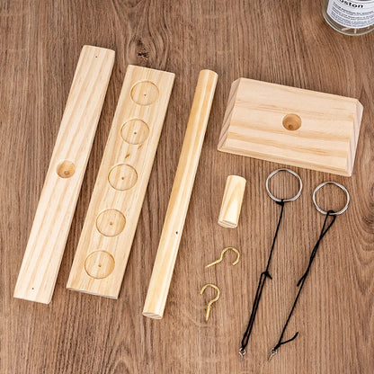 Hook and Ring Game Handmade Wooden Toss Game for Kids and Adults,Yard Games,Toss Game for Bars,Home,Party