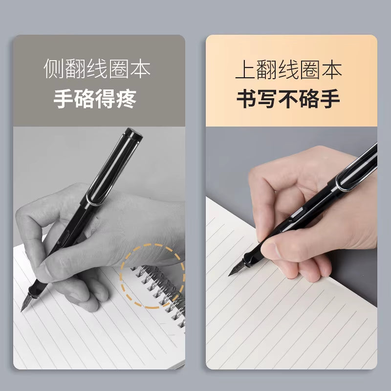 A4 A5 B5 Spiral Book Coil Notebook To-Do Lined DOT Blank Grid Paper Journal Diary Sketchbook for School Supplies Stationery