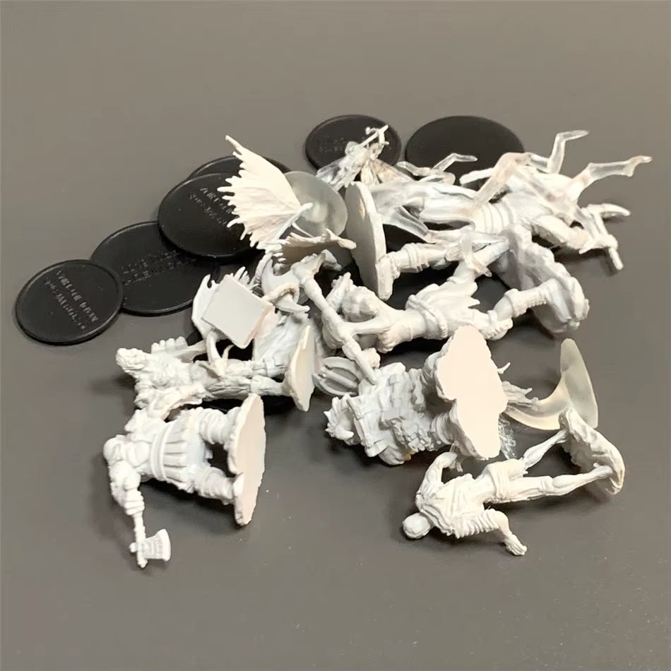 Pathfinder Board Game Dungeons Miniatures Male Elf Human Fighter Dwarf Barbarian Rust Monster Half Orc Role Playing Figures