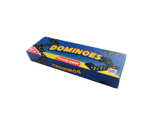 Black Dominoes Boxed Game Travel Children Toy Children Kids Traditional Classic