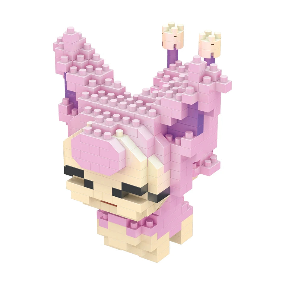 34 New Style Pokémon Mini Building Blocks Cartoon Pikachu Animal Model Educational Game Graphic Pokémon Toy