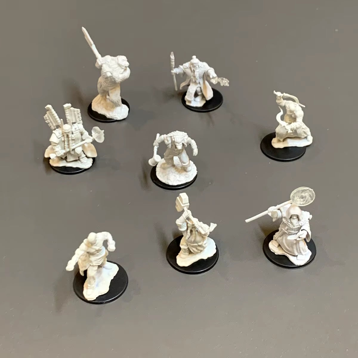 Pathfinder Board Game Dungeons Miniatures Male Elf Human Fighter Dwarf Barbarian Rust Monster Half Orc Role Playing Figures