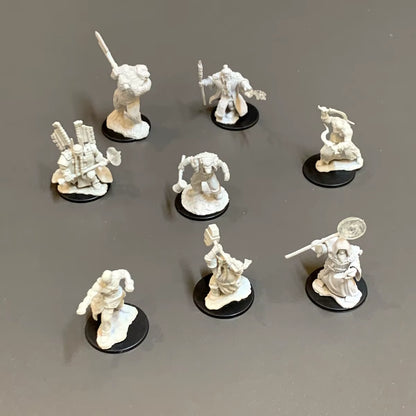 Pathfinder Board Game Dungeons Miniatures Male Elf Human Fighter Dwarf Barbarian Rust Monster Half Orc Role Playing Figures