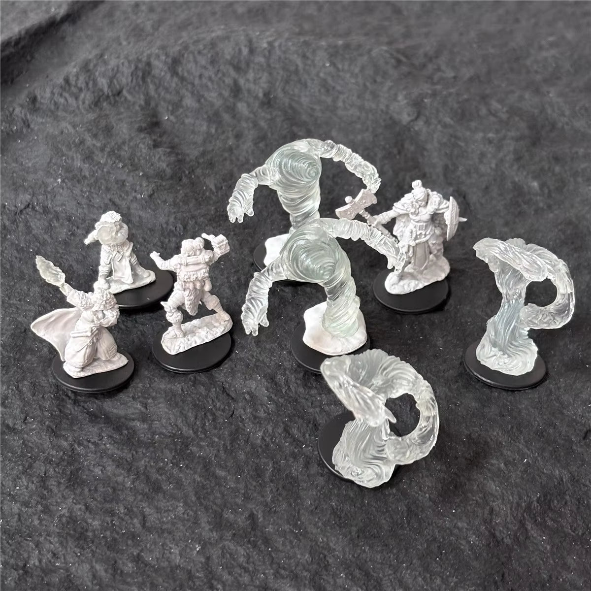 Pathfinder Board Game Dungeons Miniatures Male Elf Human Fighter Dwarf Barbarian Rust Monster Half Orc Role Playing Figures