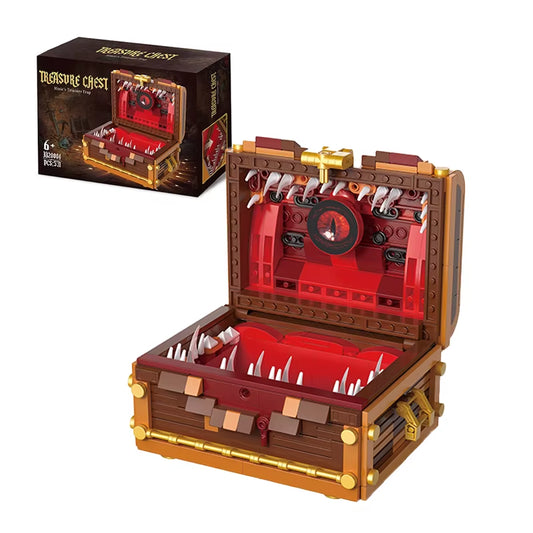 531PCS Dungeons Monster Treasure Chest Building Blocks Set Dark Souls Creative Monster Box Brick Kids DIY Toys Holiday Gifts