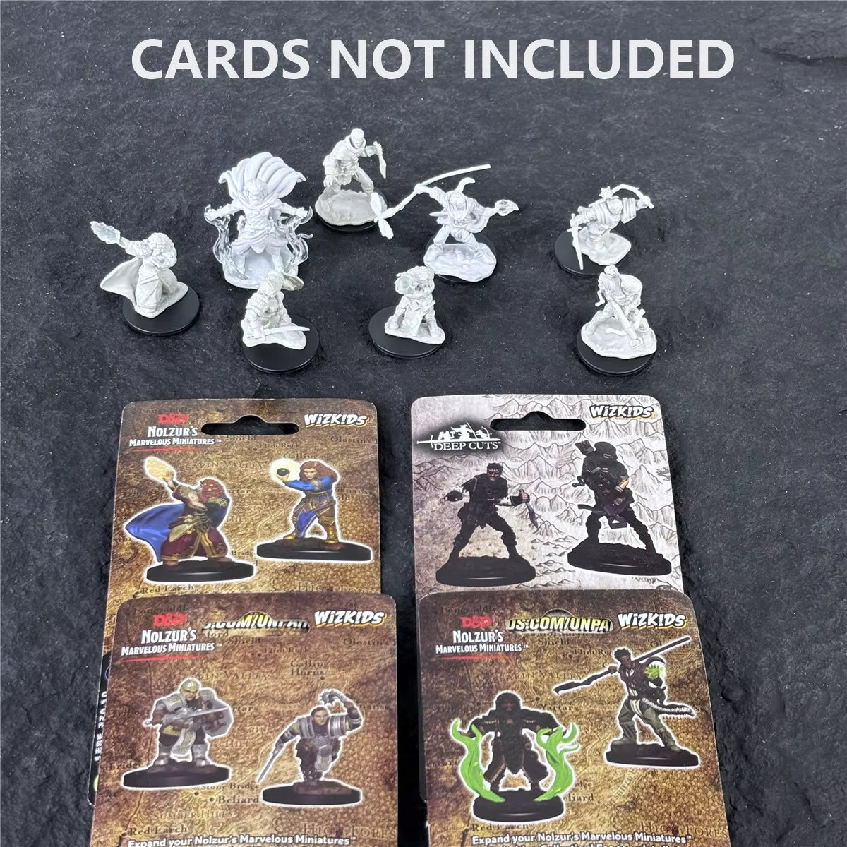 Pathfinder Board Game Dungeons Miniatures Male Elf Human Fighter Dwarf Barbarian Rust Monster Half Orc Role Playing Figures