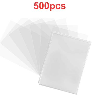 100-1000Pcs Card Sleeves Transparent Playing Cover Clear Protector Cards Holder for Board Game ID Trading Folder Photo Pouch