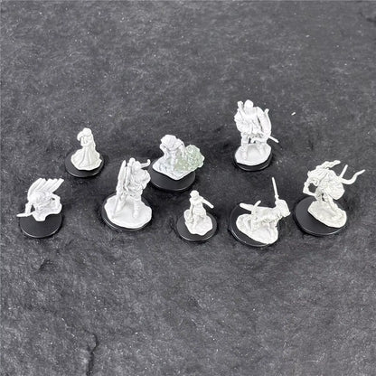 Pathfinder Board Game Dungeons Miniatures Male Elf Human Fighter Dwarf Barbarian Rust Monster Half Orc Role Playing Figures