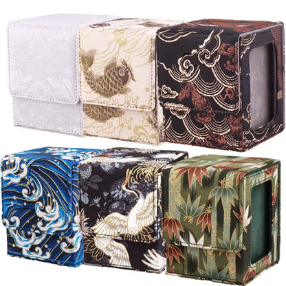 120+ Trading Card Deck Box with Display Window MTG PTCG TCG Board Games Collectible Card Cases YGO Magnetic Organiser Case Gift