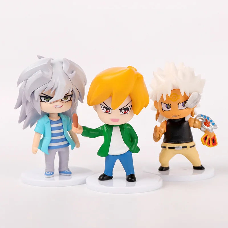 6 Pcs/Set Yu-Gi-Oh Figure 9.5-12Cm Yugi Muto Joey Wheeler Magician Girl Seto Kaiba Action Figurine Desktop Model