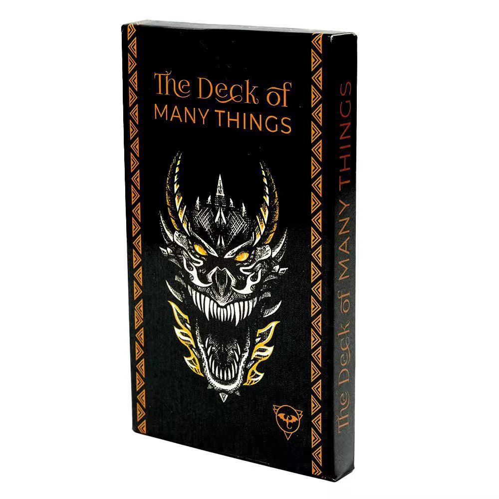 The Deck of Many Things Tarot Cards Compatible W/ Dungeons and Dragons Fifth Edition Dungeon Master Gift Fifth Edition Party Toy