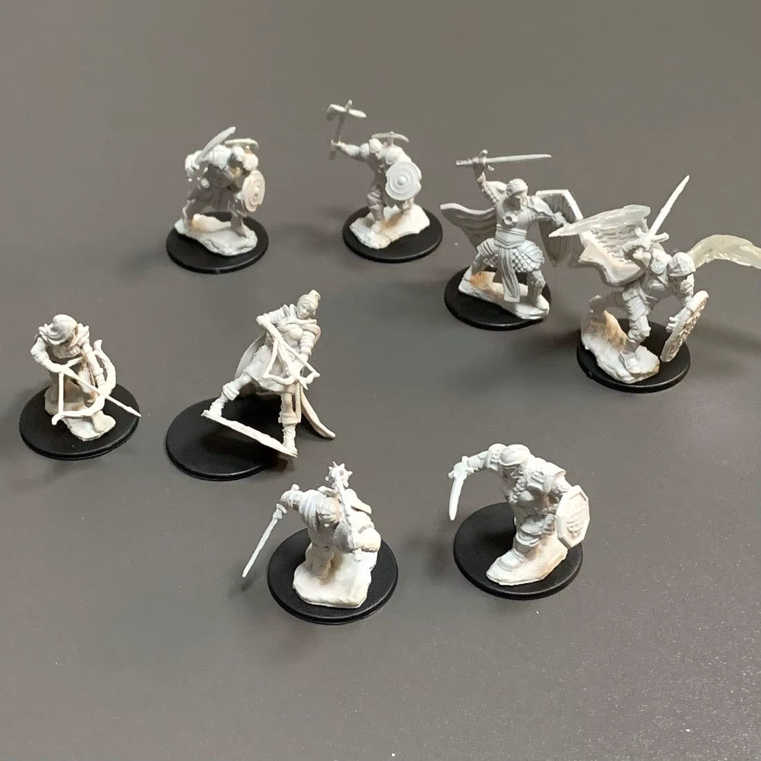 Pathfinder Board Game Dungeons Miniatures Male Elf Human Fighter Dwarf Barbarian Rust Monster Half Orc Role Playing Figures