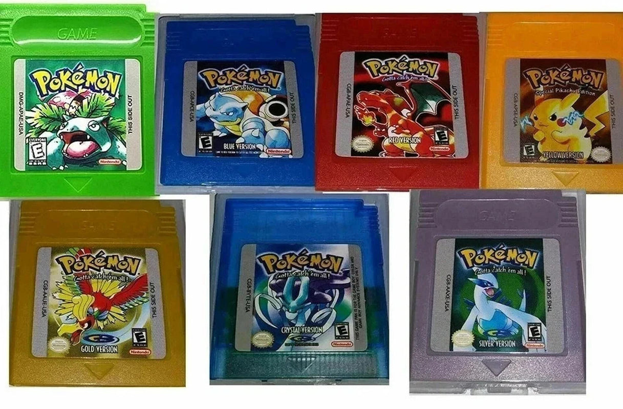 Game Card Classic for Nintedo Game Card GBC All Colours Pokemon Game Boy Series