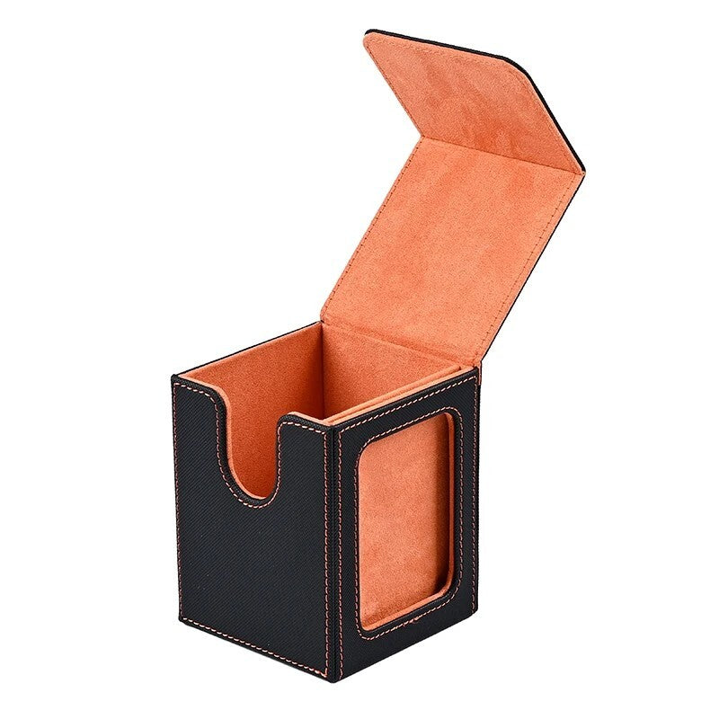 Leather Card Deck Box Magnetic Commander Trading Card Storage Box for TCG MTG UK