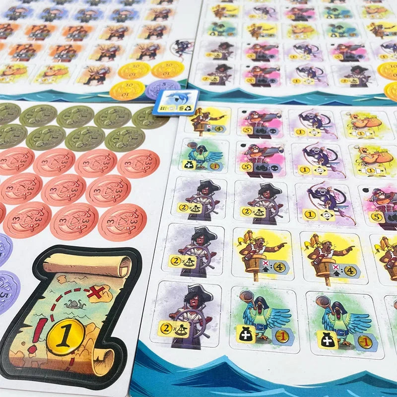 Captain Flip - the Ultimate Family Card Game - Fast-Paced Strategic Board Game for 2-6 Players - Fun Tabletop Party Game