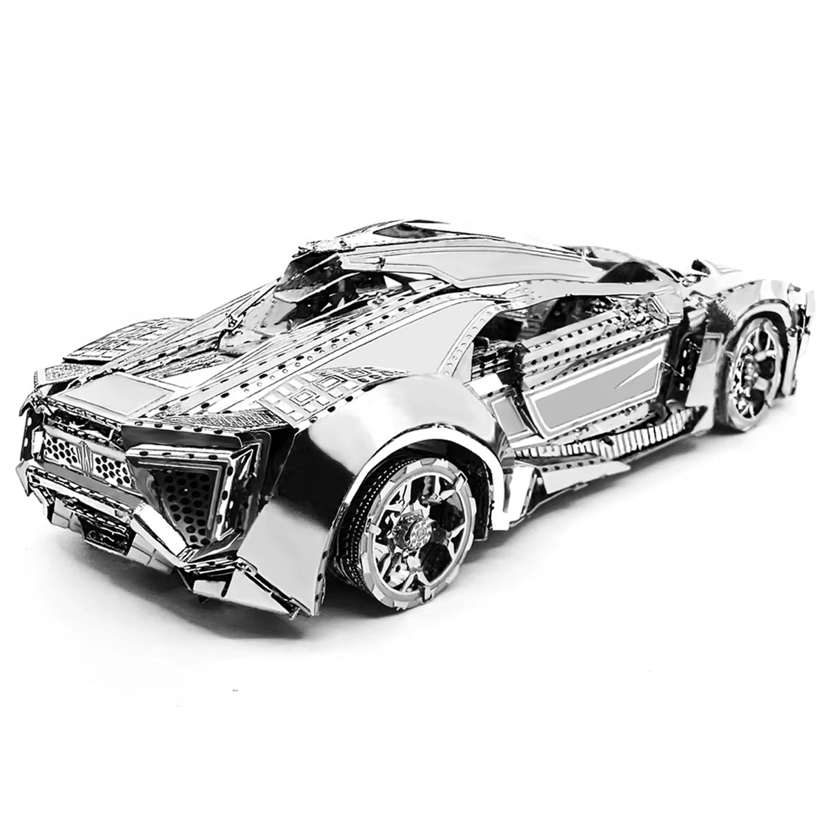Sports Car Assemble Your Own 3D Metal Puzzle - DIY High Difficulty Hand-Assembled Model!
