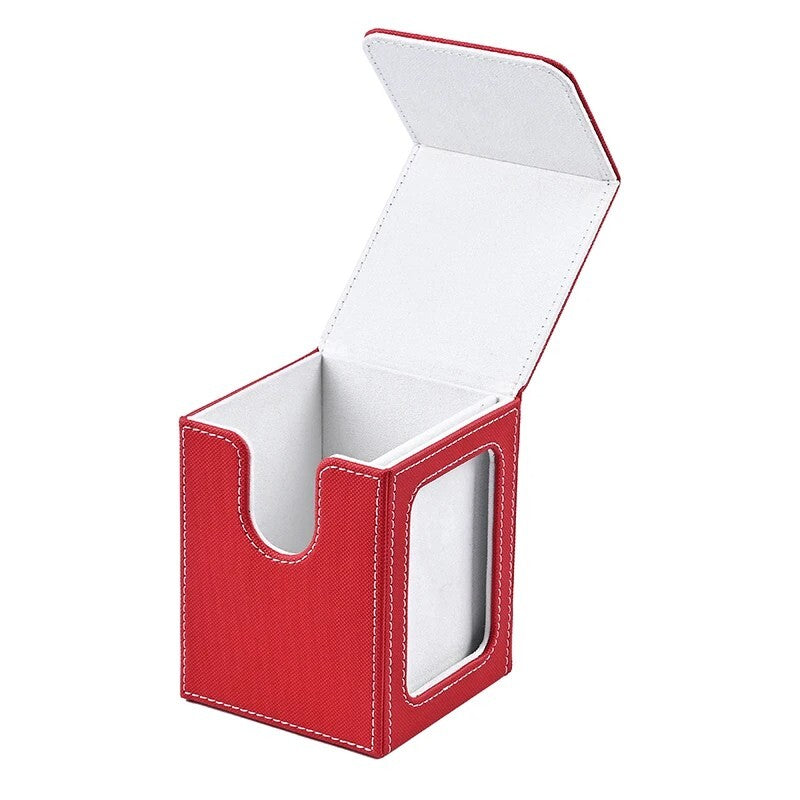 Leather Card Deck Box Magnetic Commander Trading Card Storage Box for TCG MTG UK
