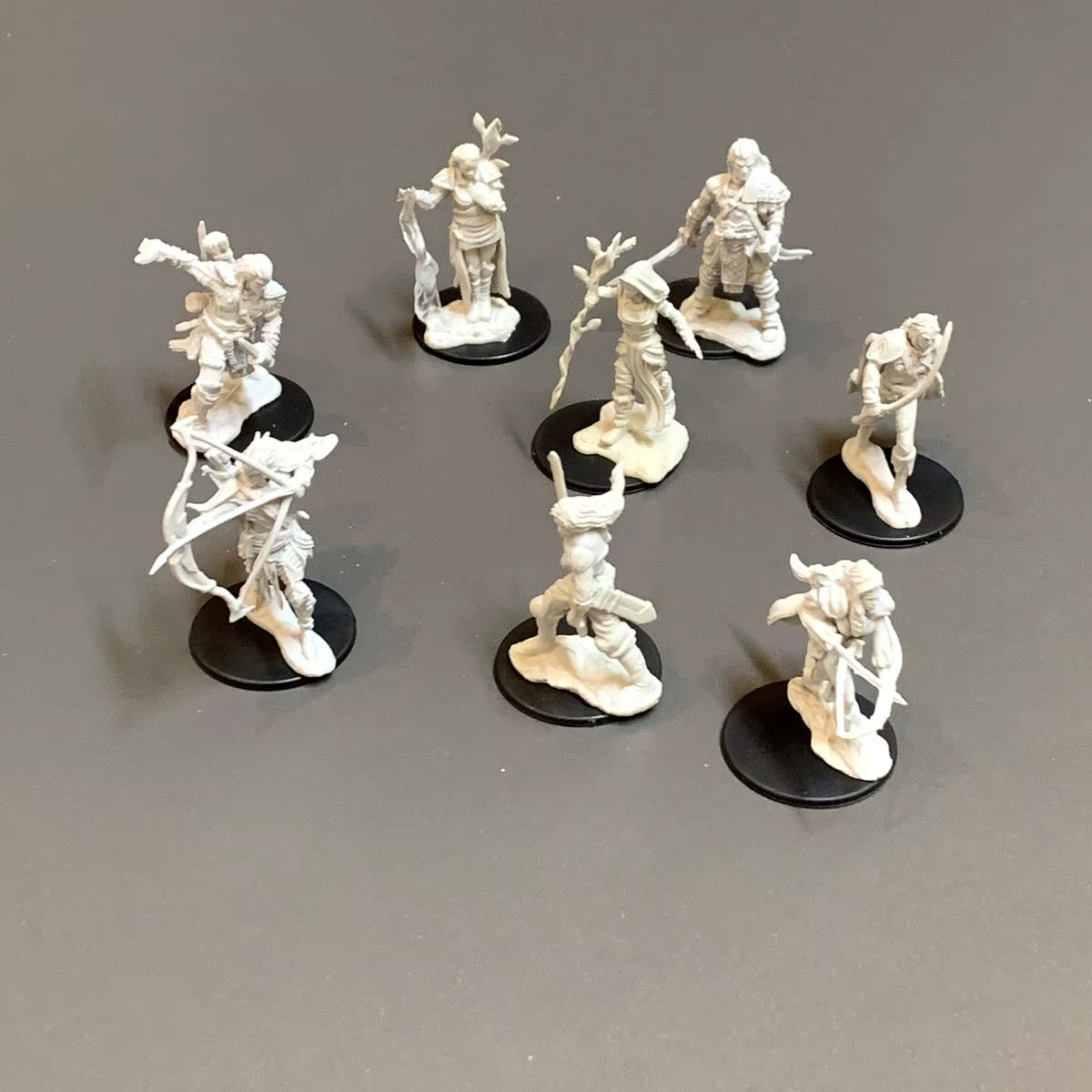 Pathfinder Board Game Dungeons Miniatures Male Elf Human Fighter Dwarf Barbarian Rust Monster Half Orc Role Playing Figures
