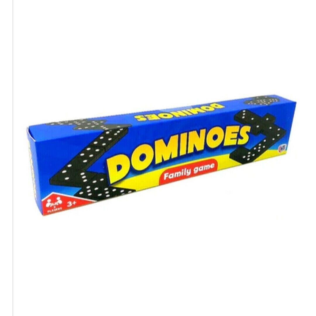Black Dominoes Boxed Game Travel Children Toy Children Kids Traditional Classic