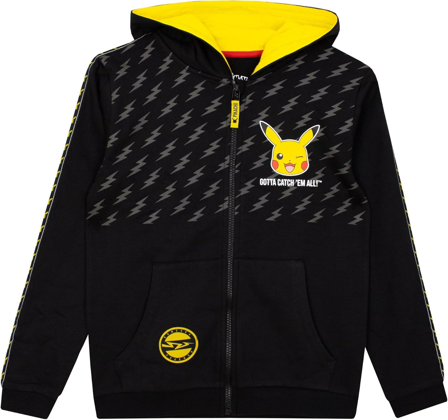 Pokemon Hoodie | Pikachu Boys Zip up Hoodie | Boys' Hoodies | Ages 5 to 13 Years