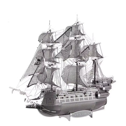 Flying Dutchman 3D Metal Puzzle Model Kits DIY Laser Cut Puzzles Jigsaw Toy for Children