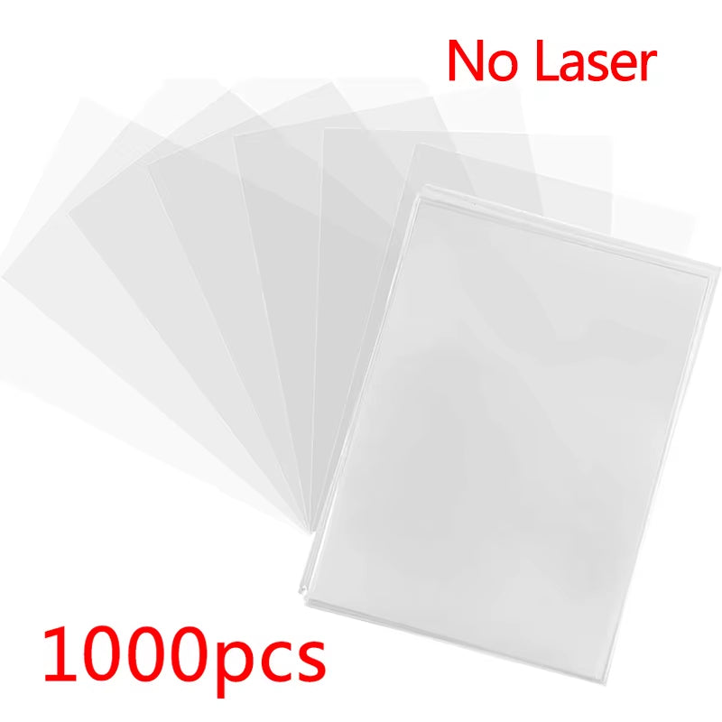 100-1000Pcs Card Sleeves Transparent Playing Cover Clear Protector Cards Holder for Board Game ID Trading Folder Photo Pouch