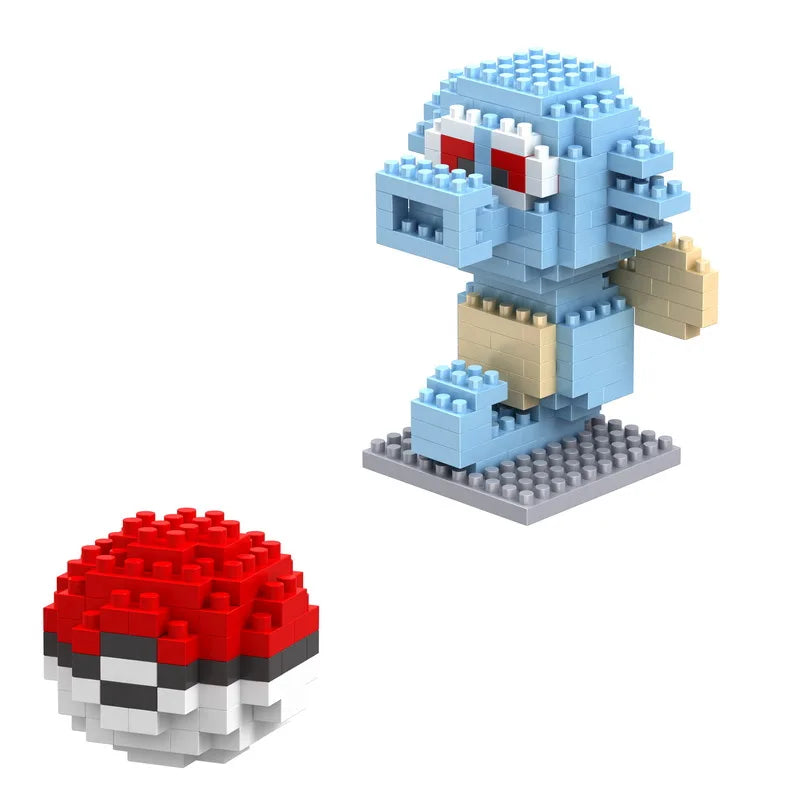 34 New Style Pokémon Mini Building Blocks Cartoon Pikachu Animal Model Educational Game Graphic Pokémon Toy