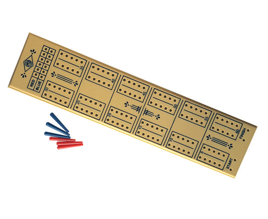 New Vintage Plastic Cribbage Board Pegs Crib Board 60 Holes for Pubs Clubs Bars