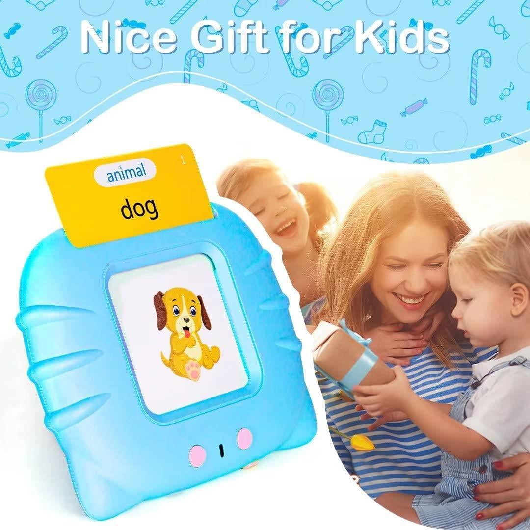224 WORD TALKING FLASH CARDS EARLY LEARNING TOY 2-6 TODDLER CHILD PRESCHOOL BLUE