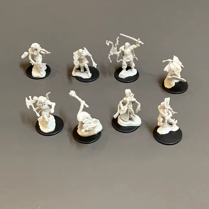 Pathfinder Board Game Dungeons Miniatures Male Elf Human Fighter Dwarf Barbarian Rust Monster Half Orc Role Playing Figures