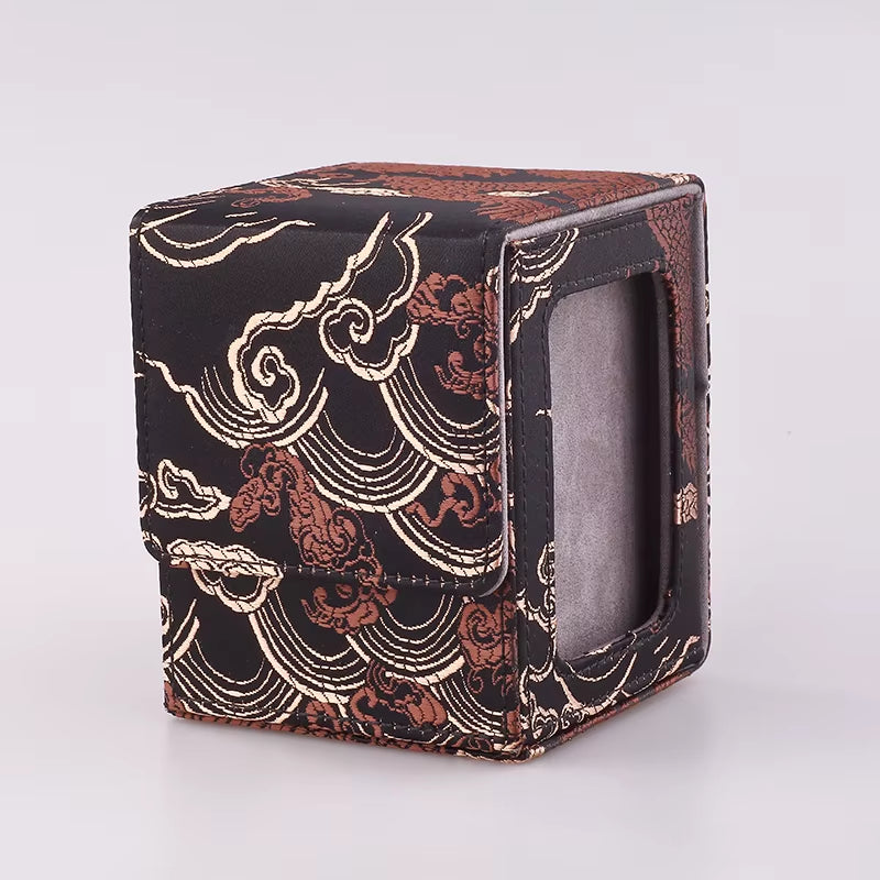 120+ Trading Card Deck Box with Display Window MTG PTCG TCG Board Games Collectible Card Cases YGO Magnetic Organiser Case Gift