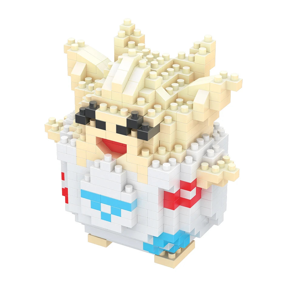 34 New Style Pokémon Mini Building Blocks Cartoon Pikachu Animal Model Educational Game Graphic Pokémon Toy