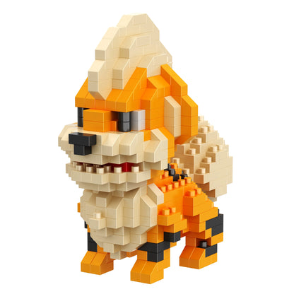 34 New Style Pokémon Mini Building Blocks Cartoon Pikachu Animal Model Educational Game Graphic Pokémon Toy