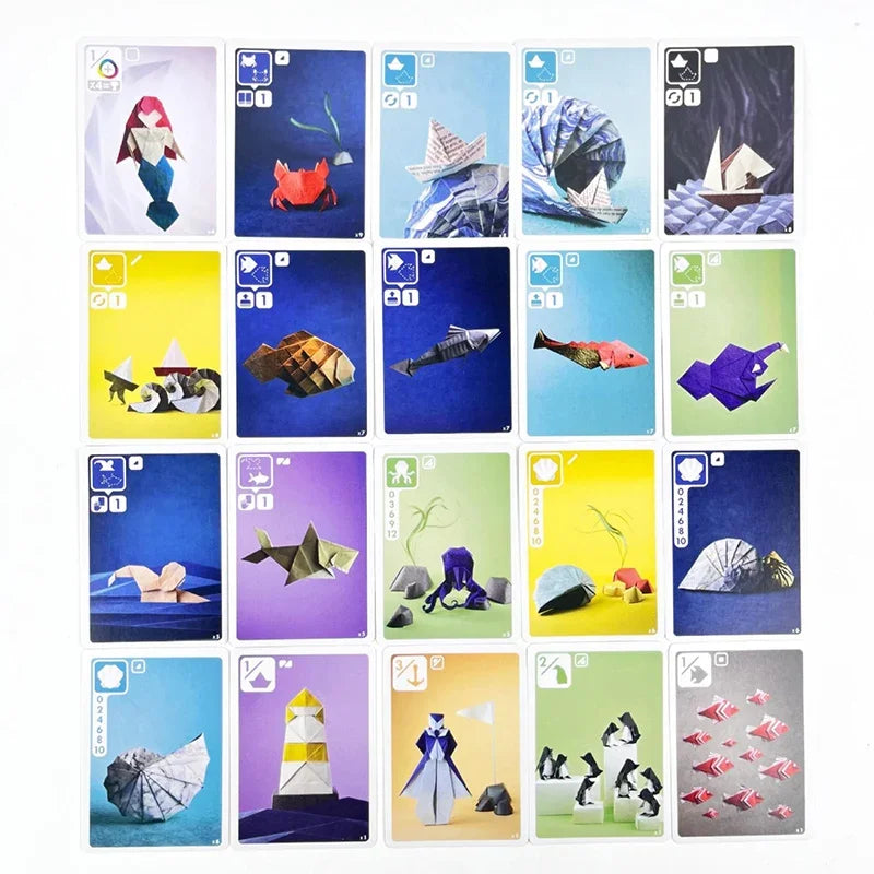 Exciting Sea Salt and Paper English Board Game for Family and Party Fun, 2-4 Players, Strategic Entertainment Adventure