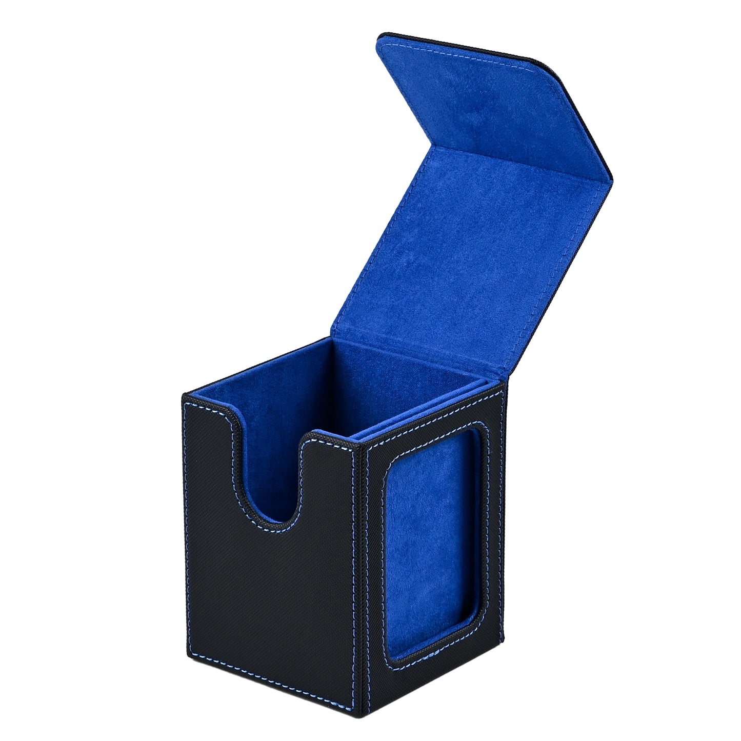 100+Card Box Storage Boxes, PU Leather Containers, Game Card Holder Collection Storage Boxes, Random: New/Old Version