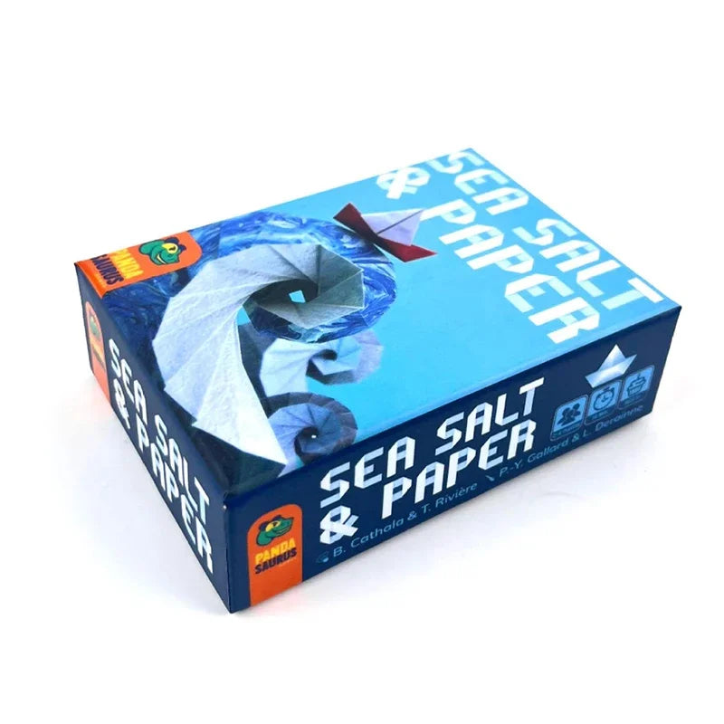 Exciting Sea Salt and Paper English Board Game for Family and Party Fun, 2-4 Players, Strategic Entertainment Adventure