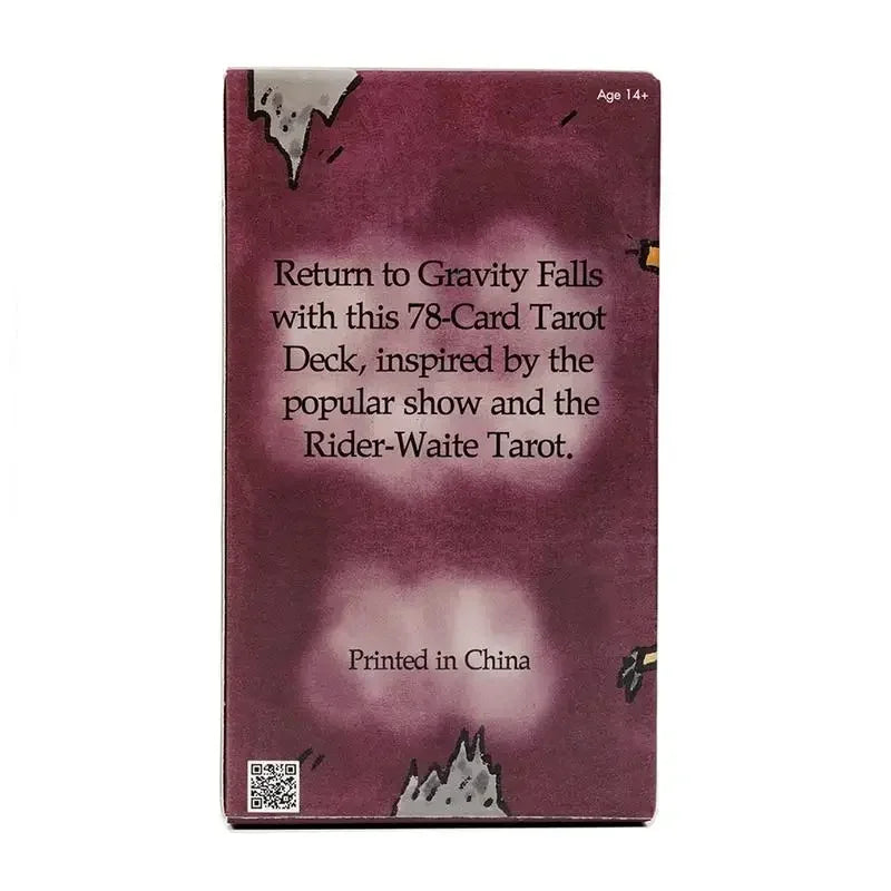 Mystery Tarot Cards a 78 Deck Gravity Falls Inspired 78 Card Deck English Version Witchy Beginner Tarot Board Games