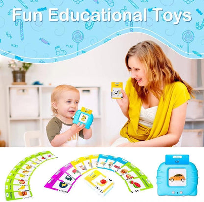 224 WORD TALKING FLASH CARDS EARLY LEARNING TOY 2-6 TODDLER CHILD PRESCHOOL BLUE