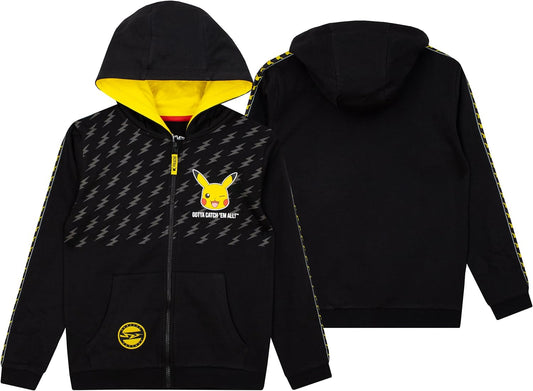 Pokemon Hoodie | Pikachu Boys Zip up Hoodie | Boys' Hoodies | Ages 5 to 13 Years