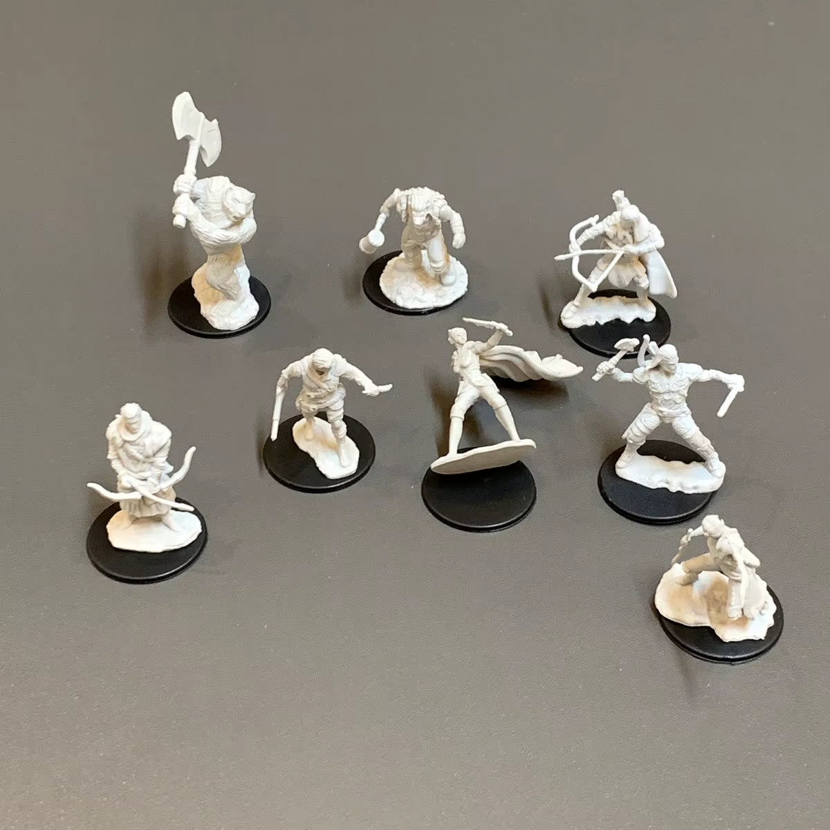 Pathfinder Board Game Dungeons Miniatures Male Elf Human Fighter Dwarf Barbarian Rust Monster Half Orc Role Playing Figures