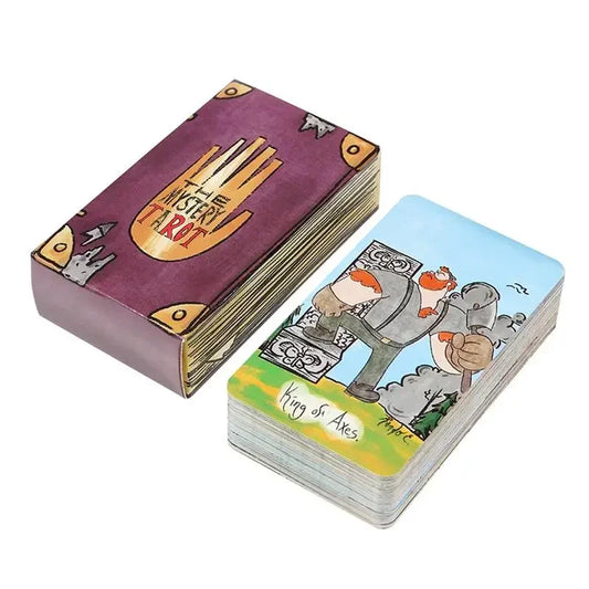 Mystery Tarot Cards a 78 Deck Gravity Falls Inspired 78 Card Deck English Version Witchy Beginner Tarot Board Games
