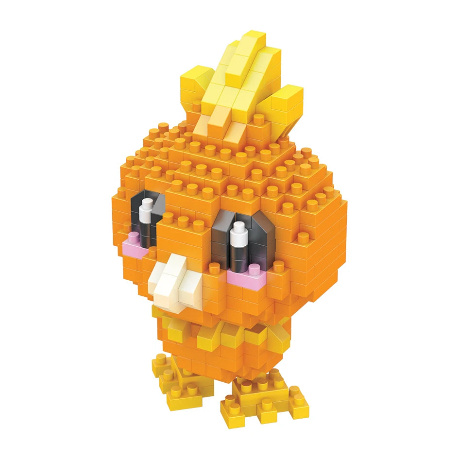 34 New Style Pokémon Mini Building Blocks Cartoon Pikachu Animal Model Educational Game Graphic Pokémon Toy
