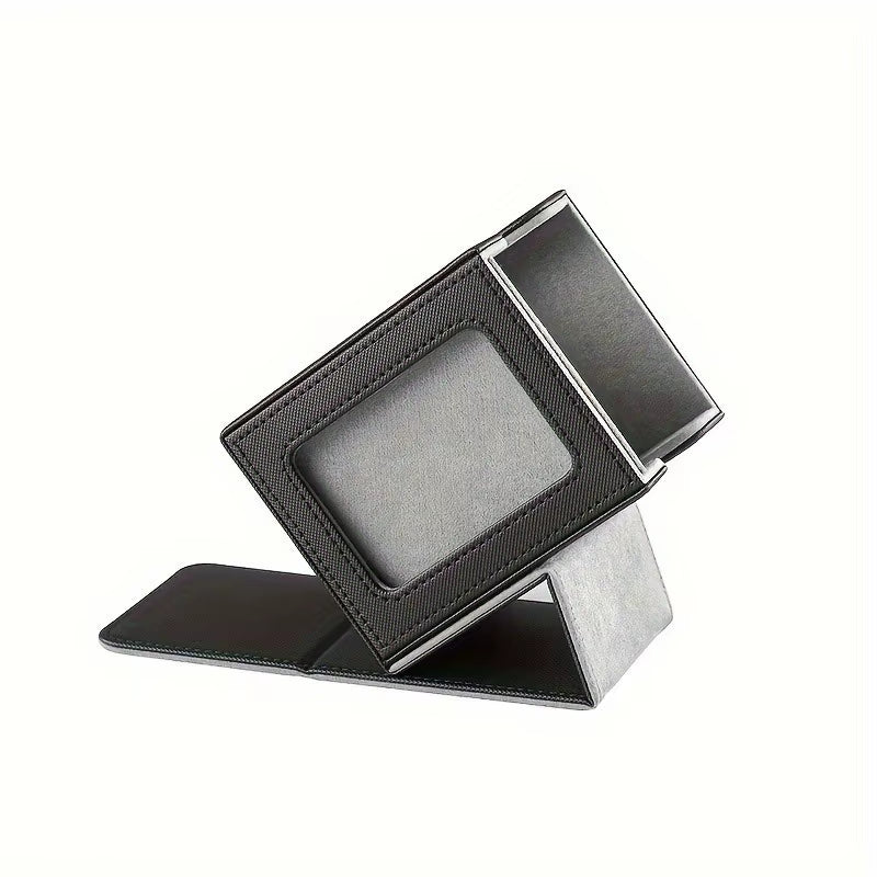 100+Card Box Storage Boxes, PU Leather Containers, Game Card Holder Collection Storage Boxes, Random: New/Old Version