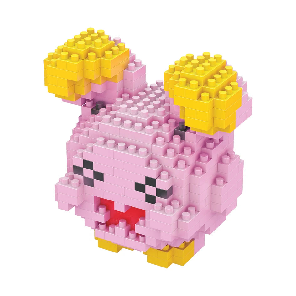 34 New Style Pokémon Mini Building Blocks Cartoon Pikachu Animal Model Educational Game Graphic Pokémon Toy